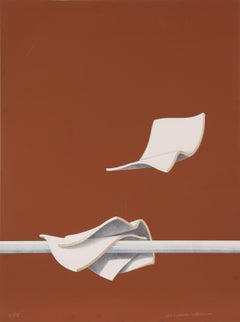 Three Sheets (Brown), Serigraph by Lennart Nystrom
