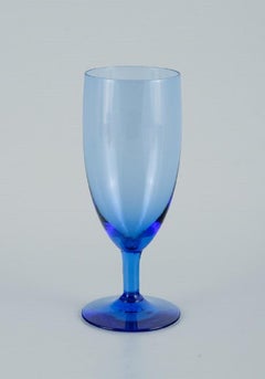 Lennart Rosén for Reijmyre, Twelve Colored "Lorry" Wine Glasses