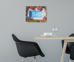 French Pool - original impressionism waterscape artwork - oil painting