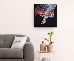 Envuelto - obra de arte contemporánea original - pintura al óleo figurativa