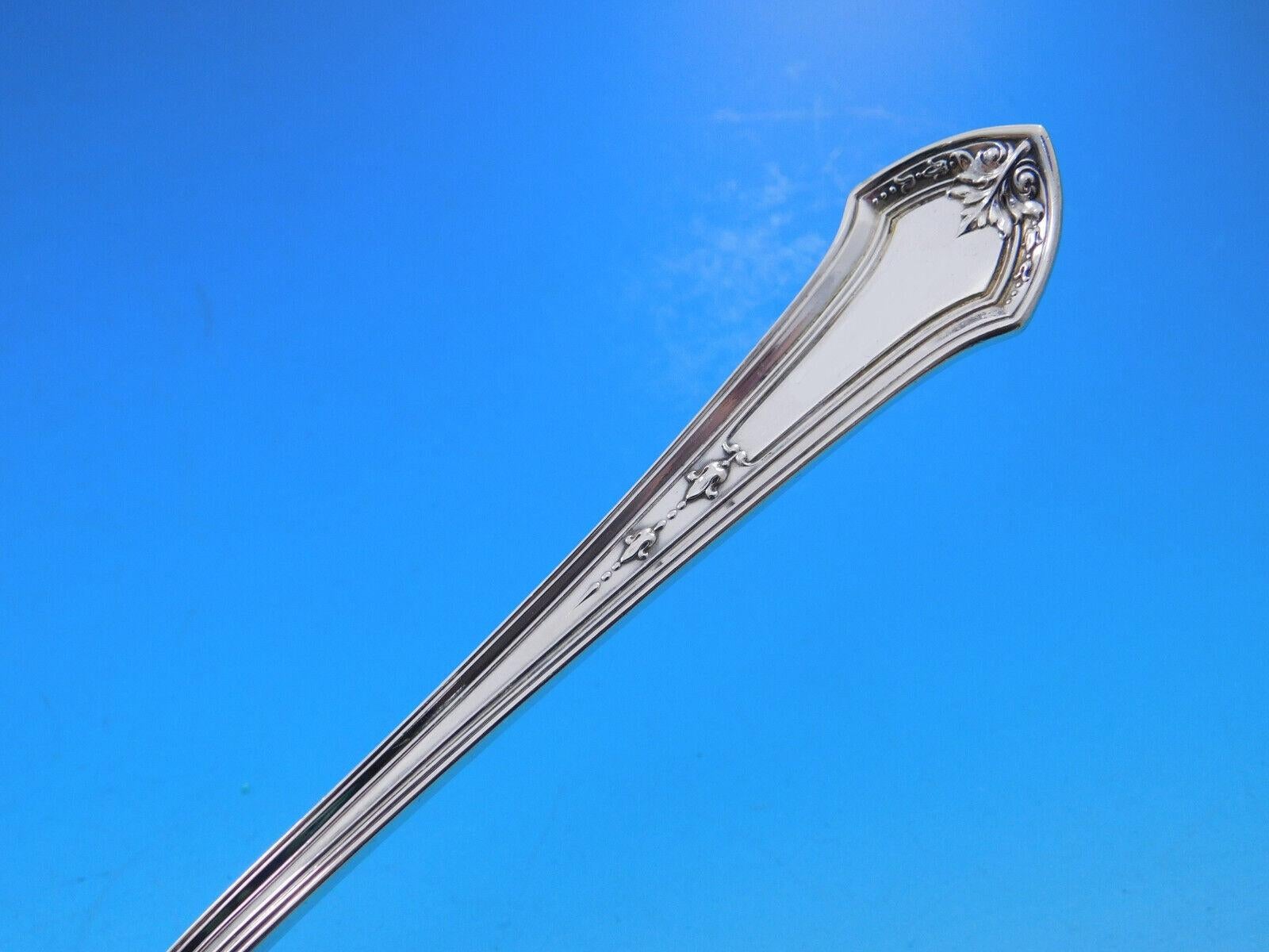Lenox by Durgin Sterling Silver Flatware Set for 12 Service 48 pieces In Excellent Condition For Sale In Big Bend, WI
