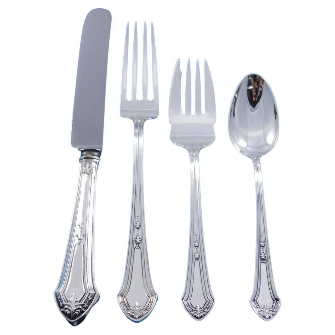 Lenox by Durgin Juego de Cubiertos de Plata de Ley para 12 Servicios 48 piezas
