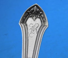 Lenox by Durgin Sterling Silver Flatware Set for 8 Service 63 pcs R monogram