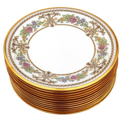 Lenox "Castle Garden" Dinner Plates/Service for 12