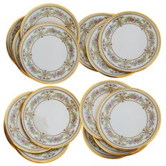 Lenox "Castle Garden" Salad Plates; Set/12