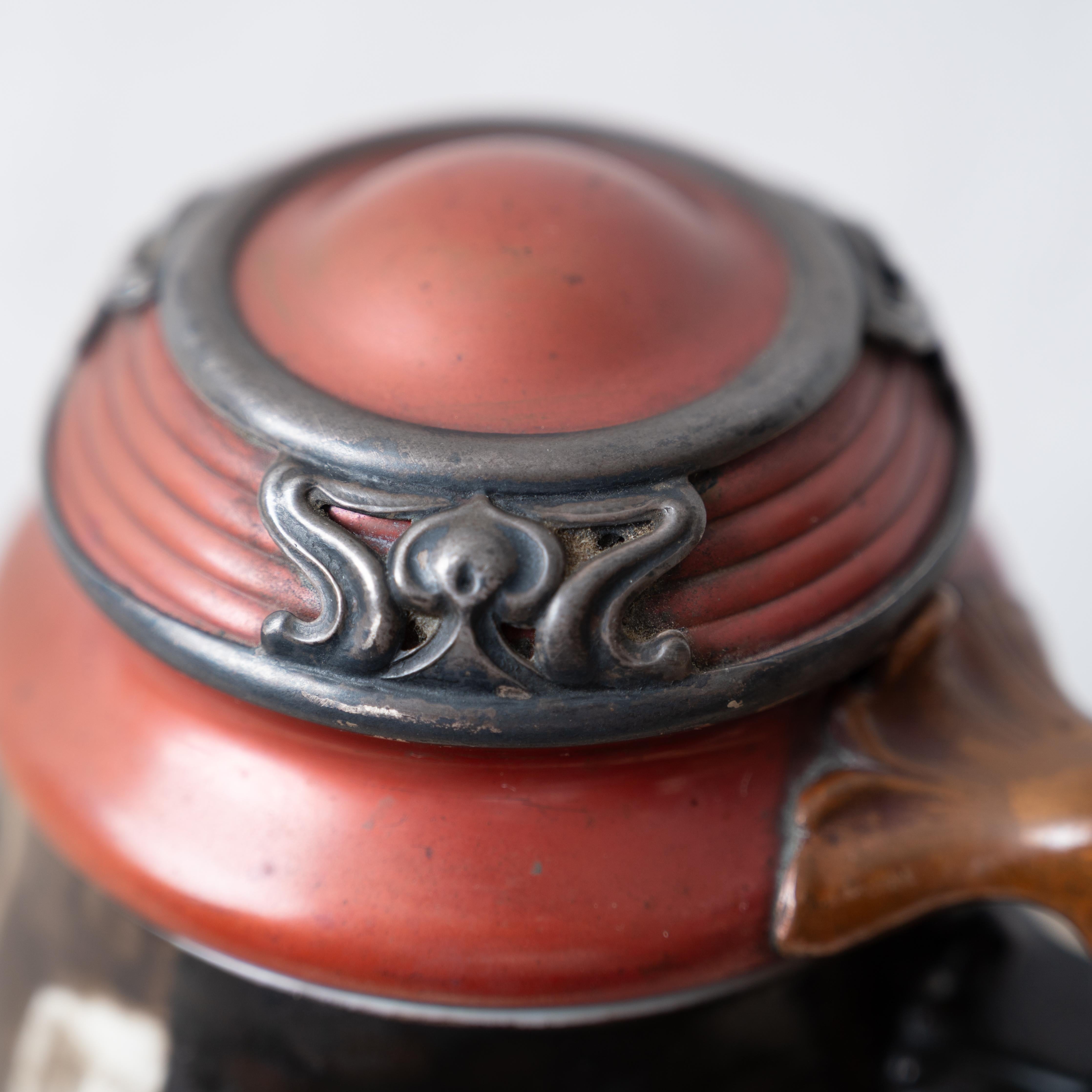 Lenox Monk Sterling and Copper Mounted Stein For Sale 5