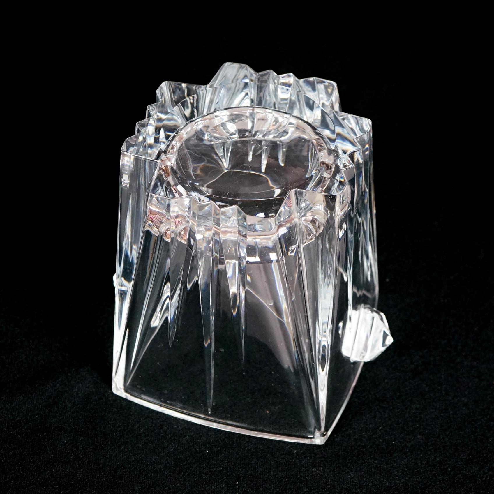 Seau à glace à double poignée Lenox Ovations en cristal 20e siècle en vente 8