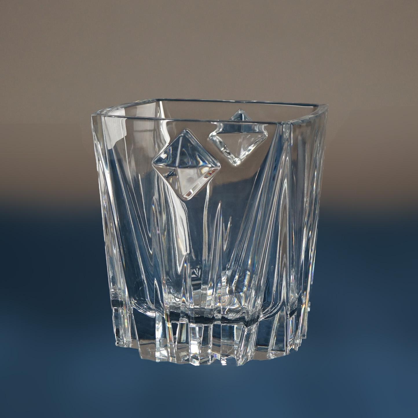 Seau à glace à double poignée Lenox Ovations en cristal 20e siècle en vente 3