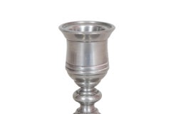 Lenox Pewter Candlestick Holders - a Pair