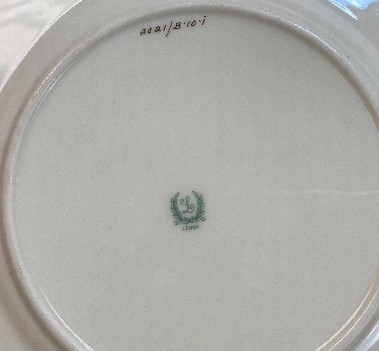 Early 20th Century Lenox Porcelain Dinner Service for 12 For Sale