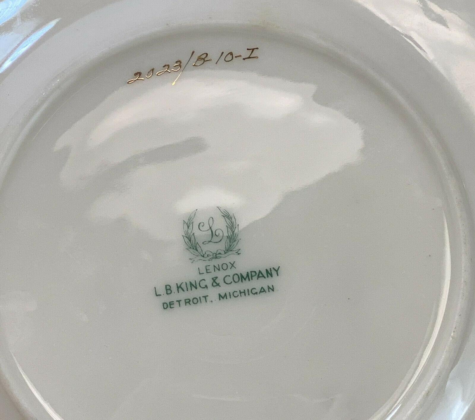 Lenox Porcelain Dinner Service for 12 For Sale 2