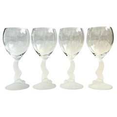 Lenox Swan Lake Wine Glasses - Set of 4