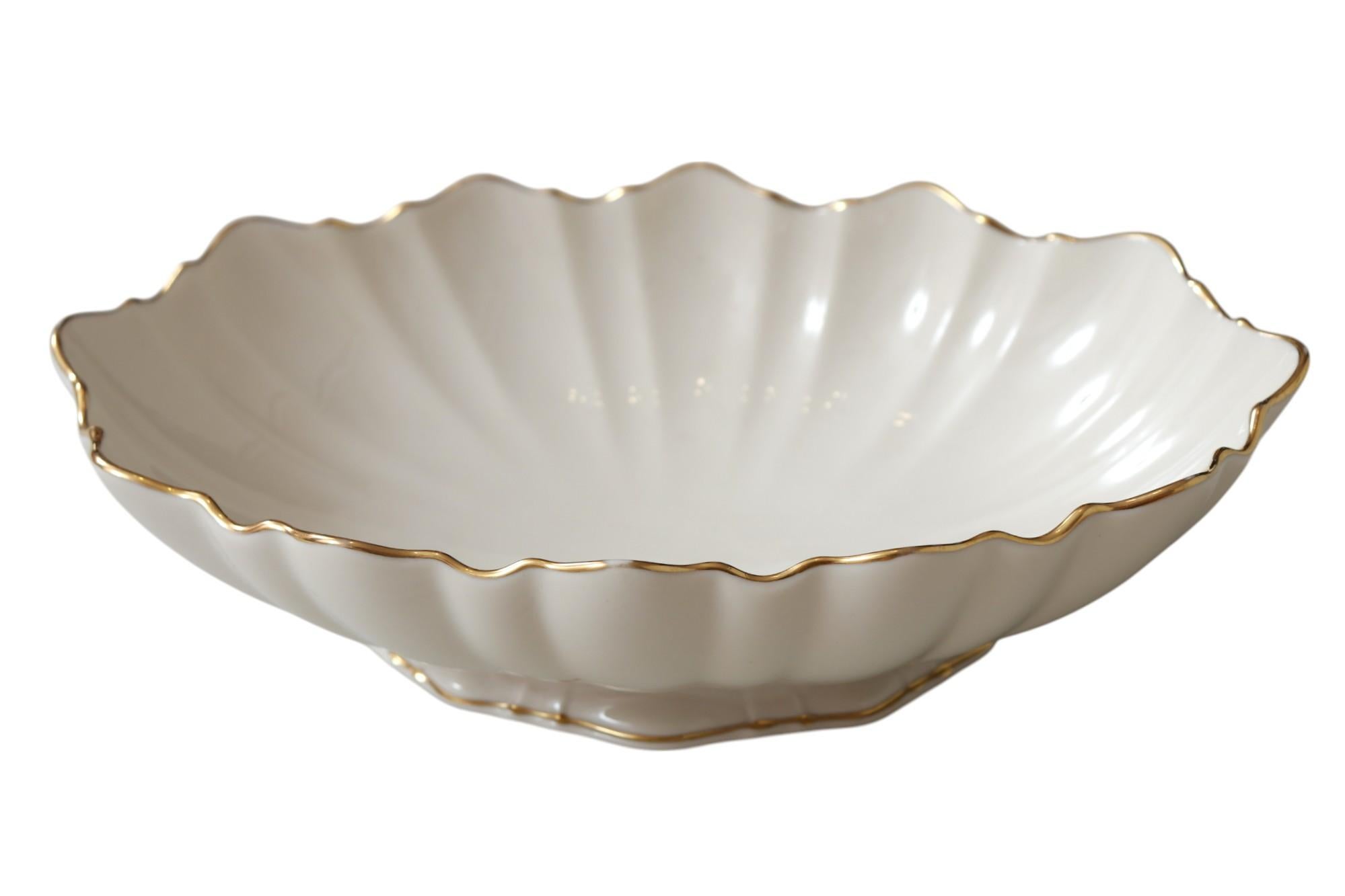 American Lenox Symphony Gilt Dish For Sale
