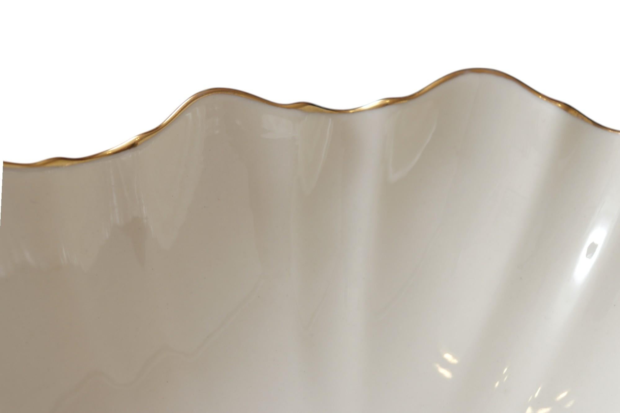 Contemporary Lenox Symphony Gilt Dish For Sale