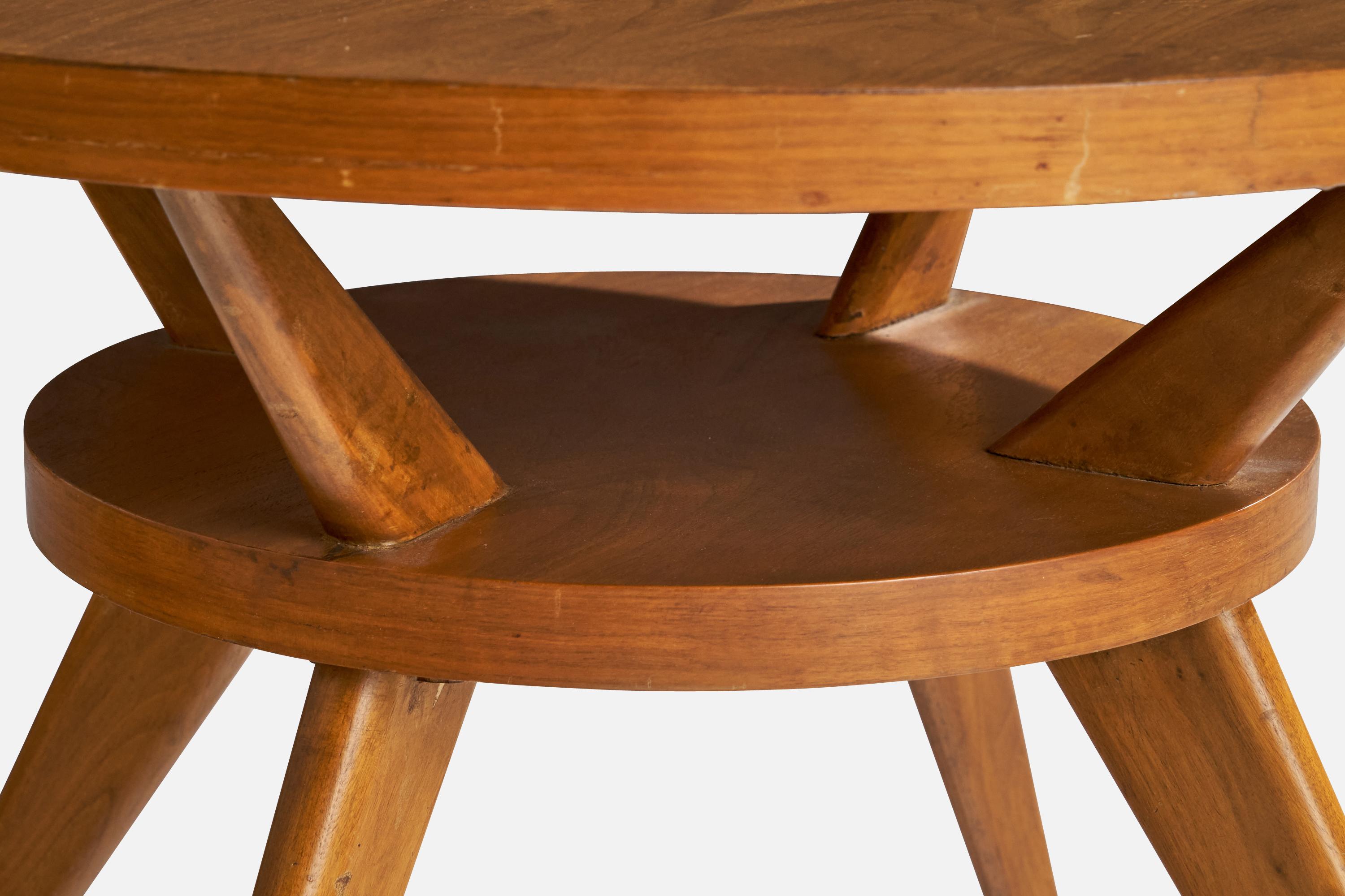 Milieu du XXe siècle Lenrud, table d'appoint, Oak, États-Unis, années 1950 en vente