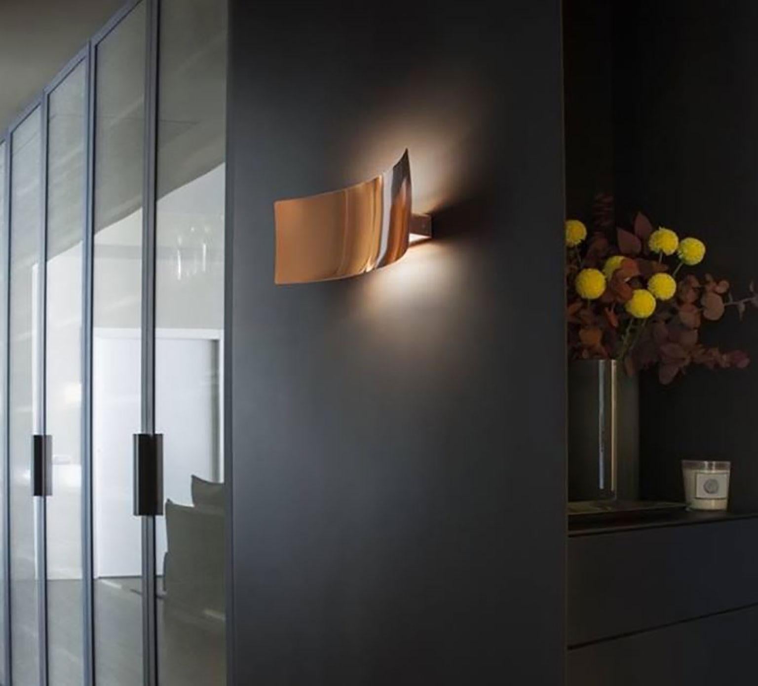 Lámpara de pared Lens de Francesco Rota para Oluce Metal en venta