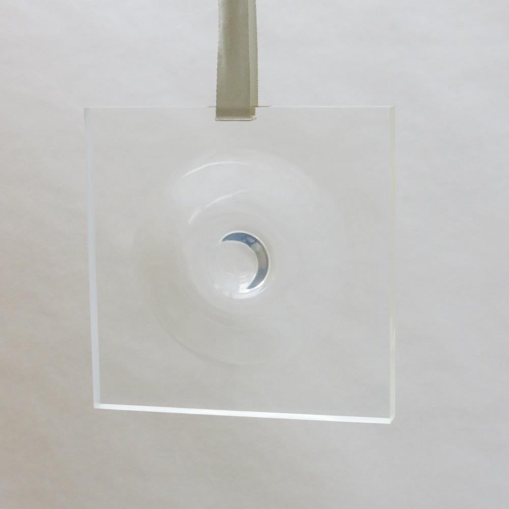 20th Century Midcentury Hanging Sculpture Lenscope by Karl Gerstner in Acrylic, Swiss, 1960s For Sale