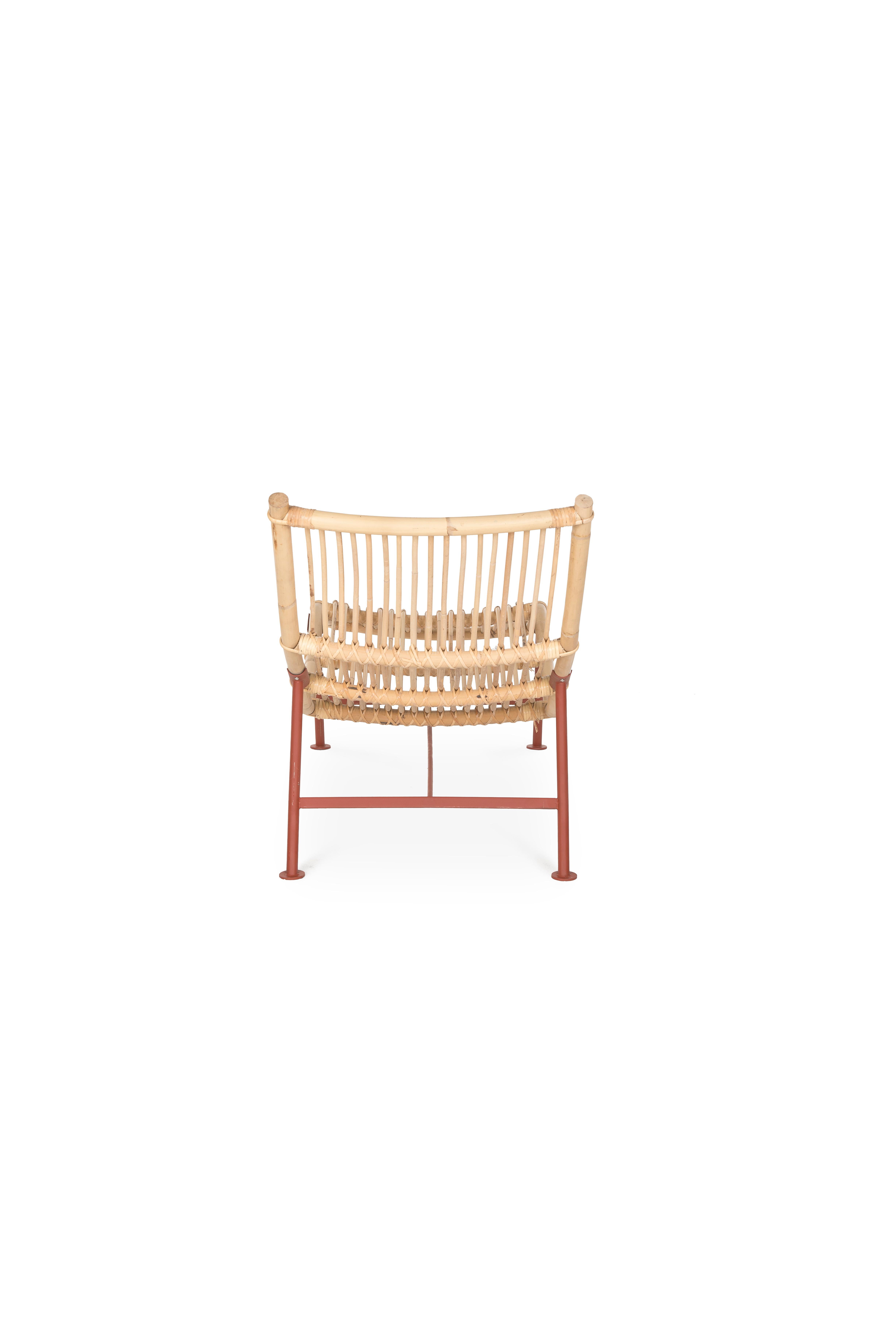 Dutch Lensvelt Cane Divan Lounge Chair For Sale