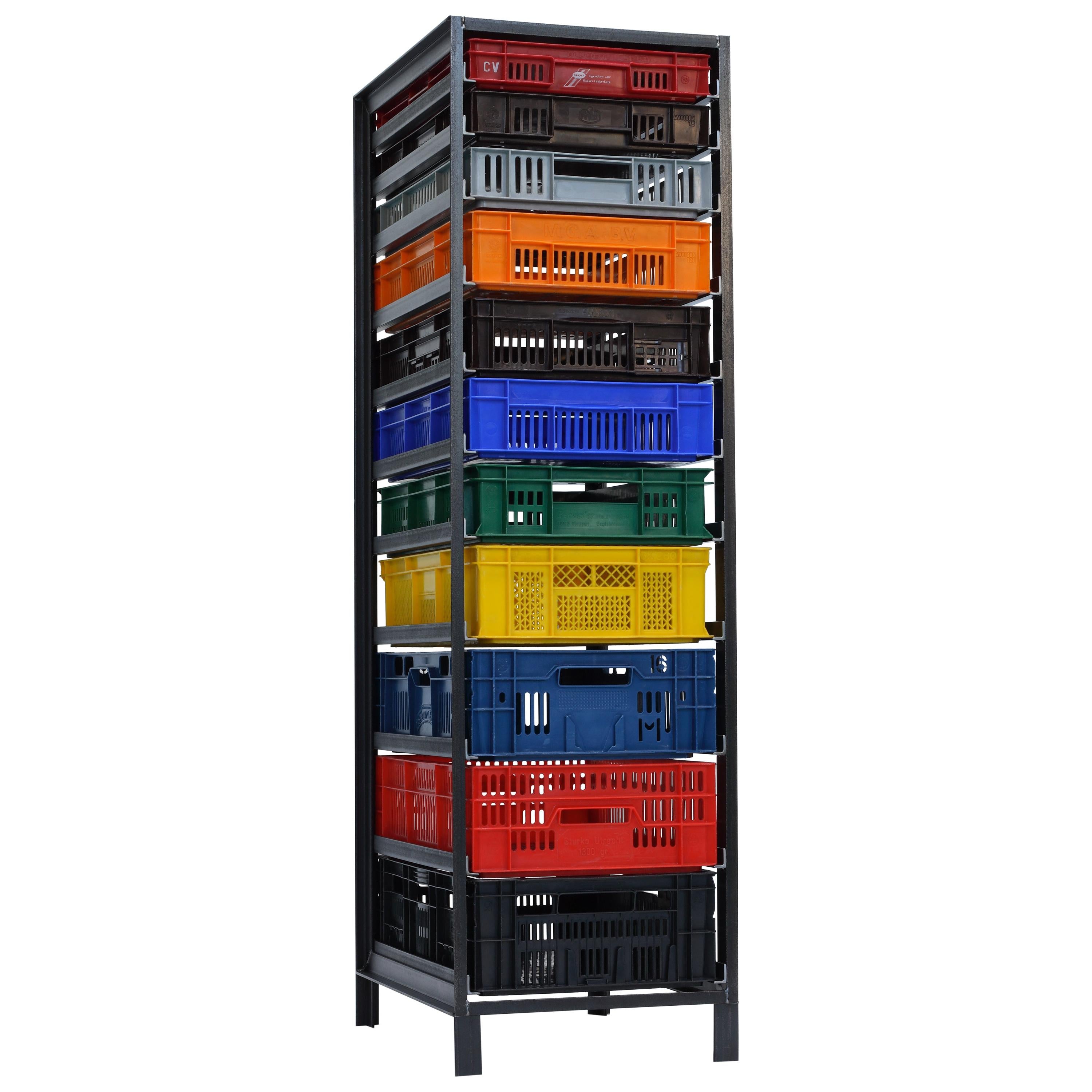 Lensvelt Crate Cabinet, One Column For Sale