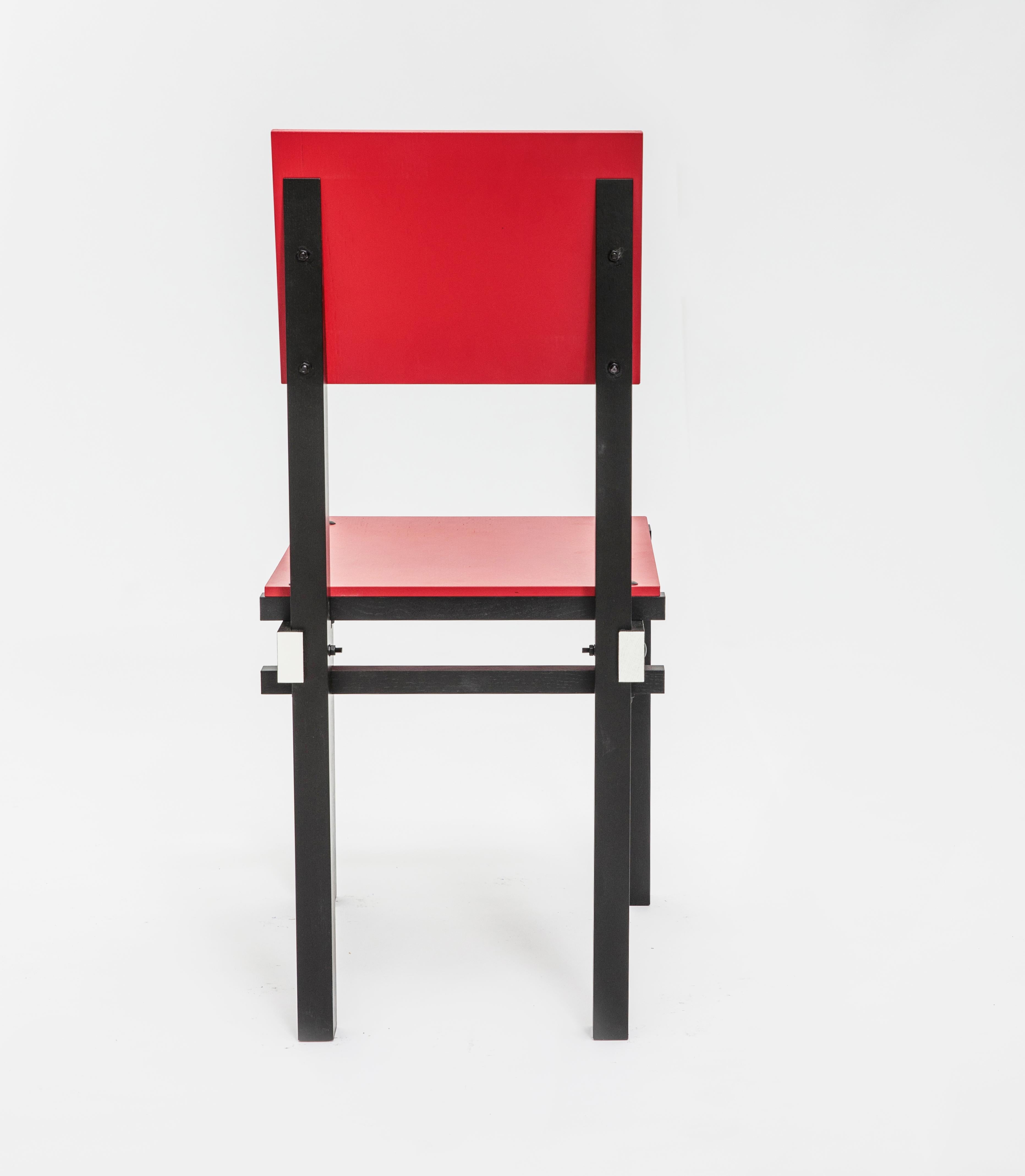 Lensvelt Militärischer Stuhl von Gerrit Rietveld (Moderne) im Angebot