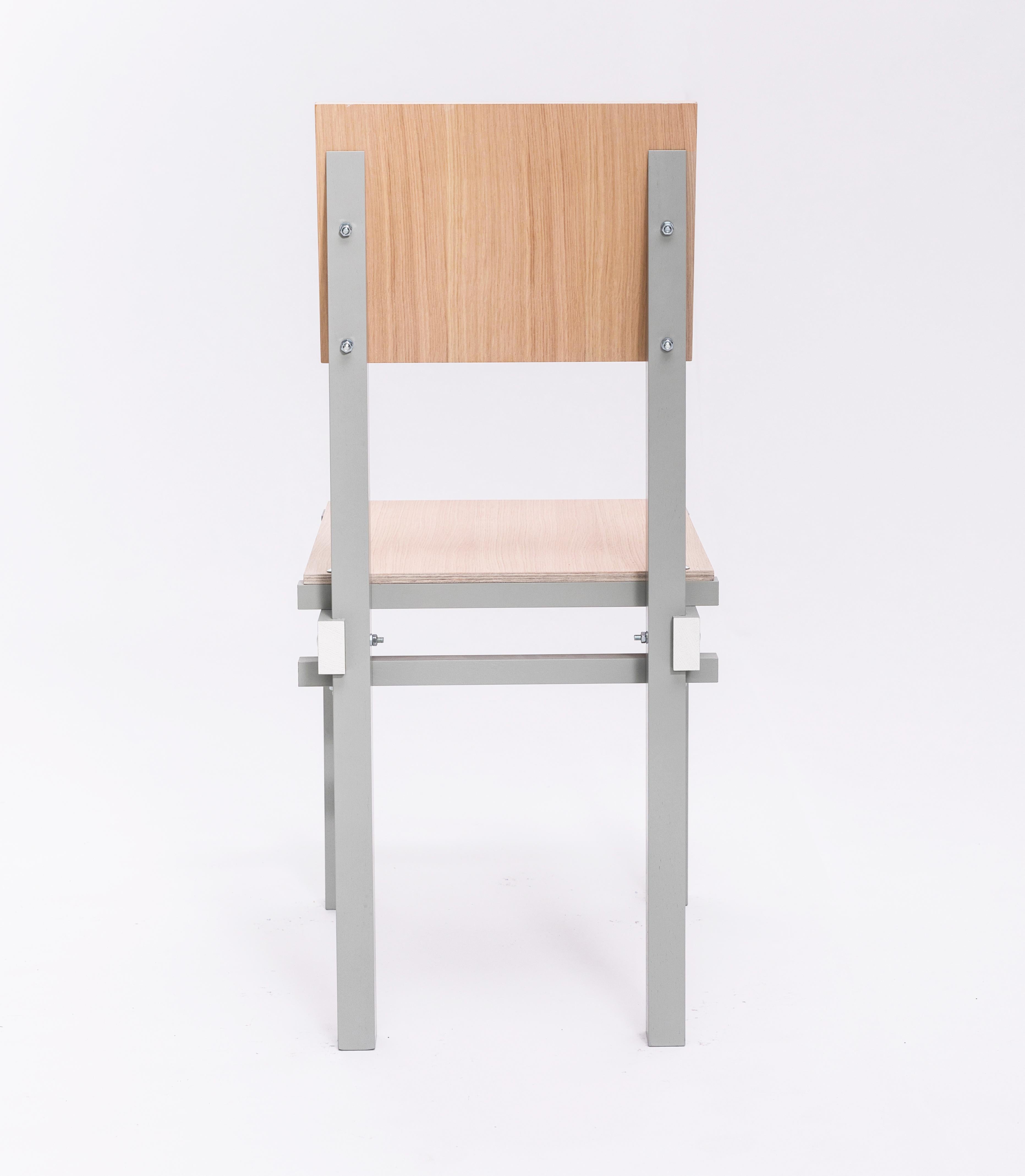 Military-Stuhl von Gerrit Rietveld, abgeschrägt (Niederländisch) im Angebot