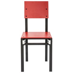 Lensvelt Military Chair by Gerrit Rietveld