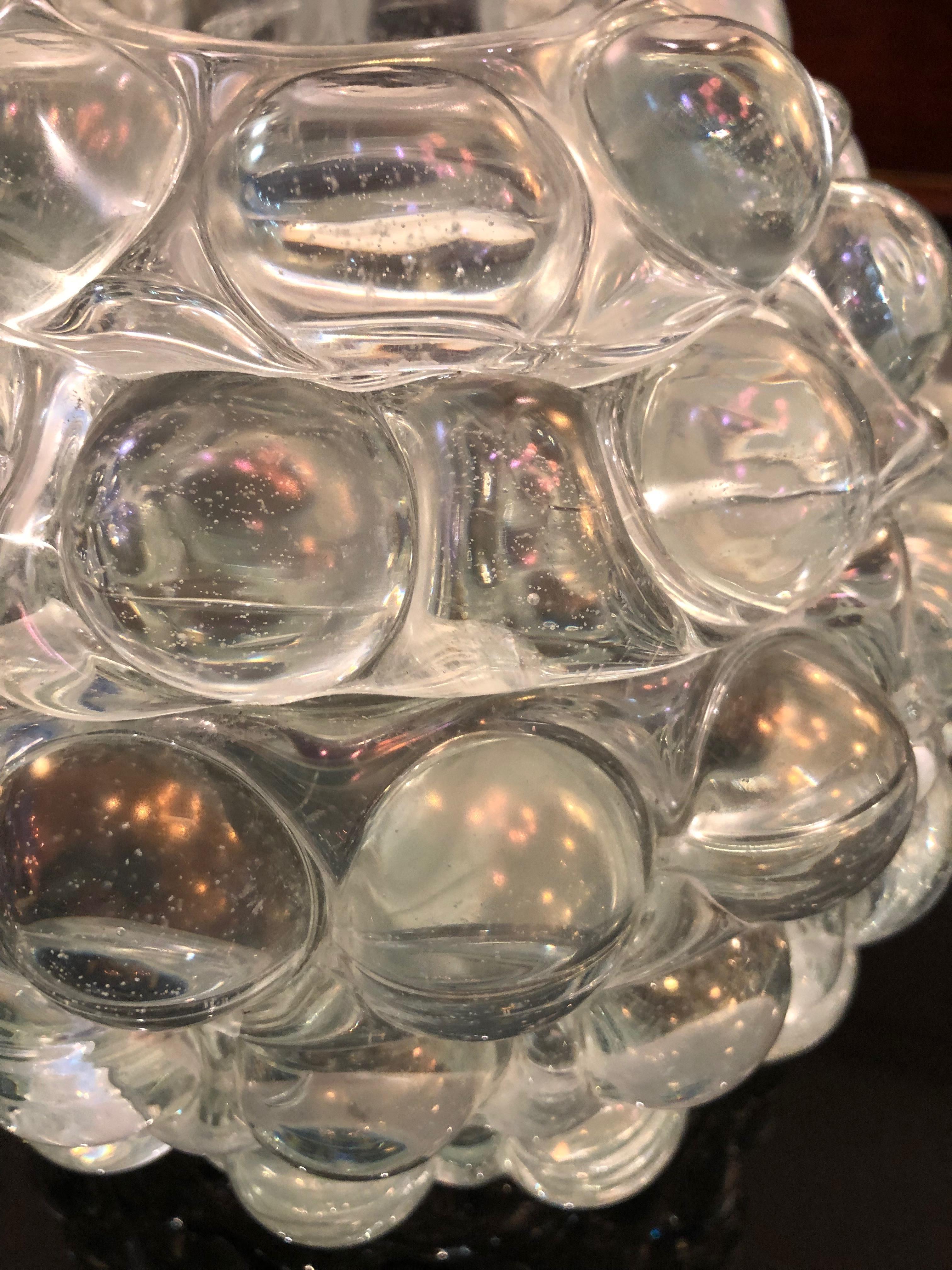 Modern 'Lenti' Italian Art Glass Vase by Ercole Barovier
