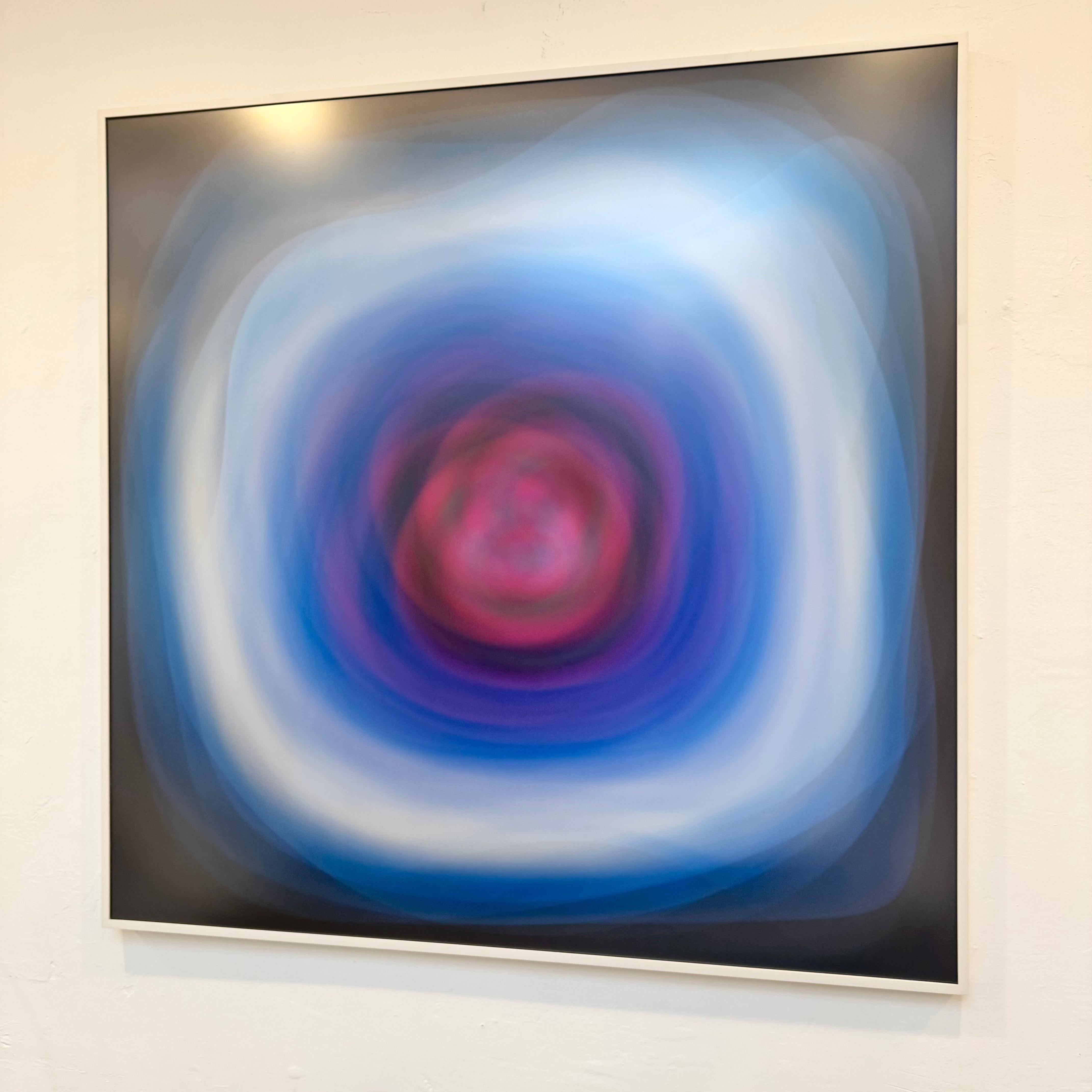 Lentikularkunstwerk in Blau von Bruce Reinfeld, 2020er Jahre, USA im Angebot 4