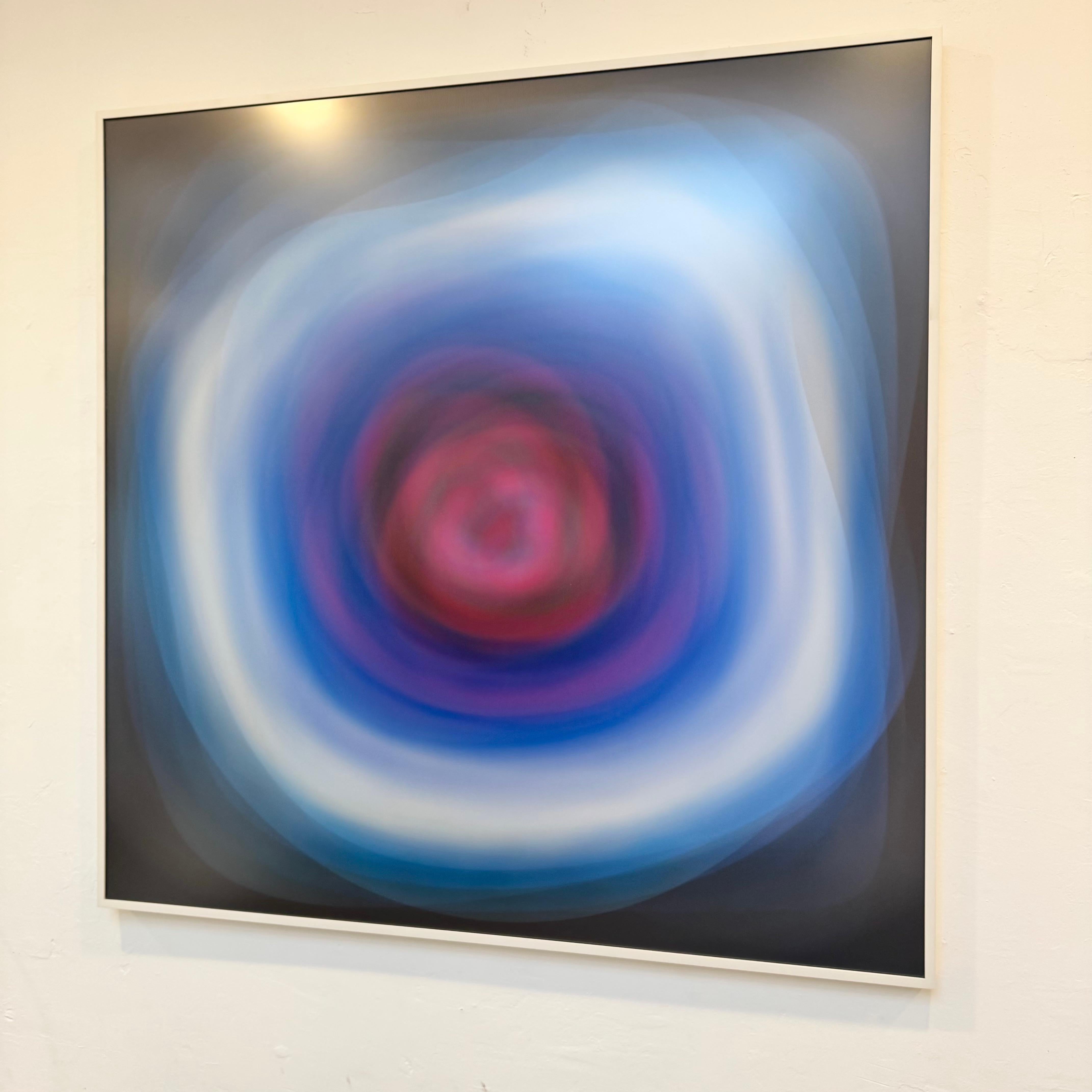 Lentikularkunstwerk in Blau von Bruce Reinfeld, 2020er Jahre, USA im Angebot 5