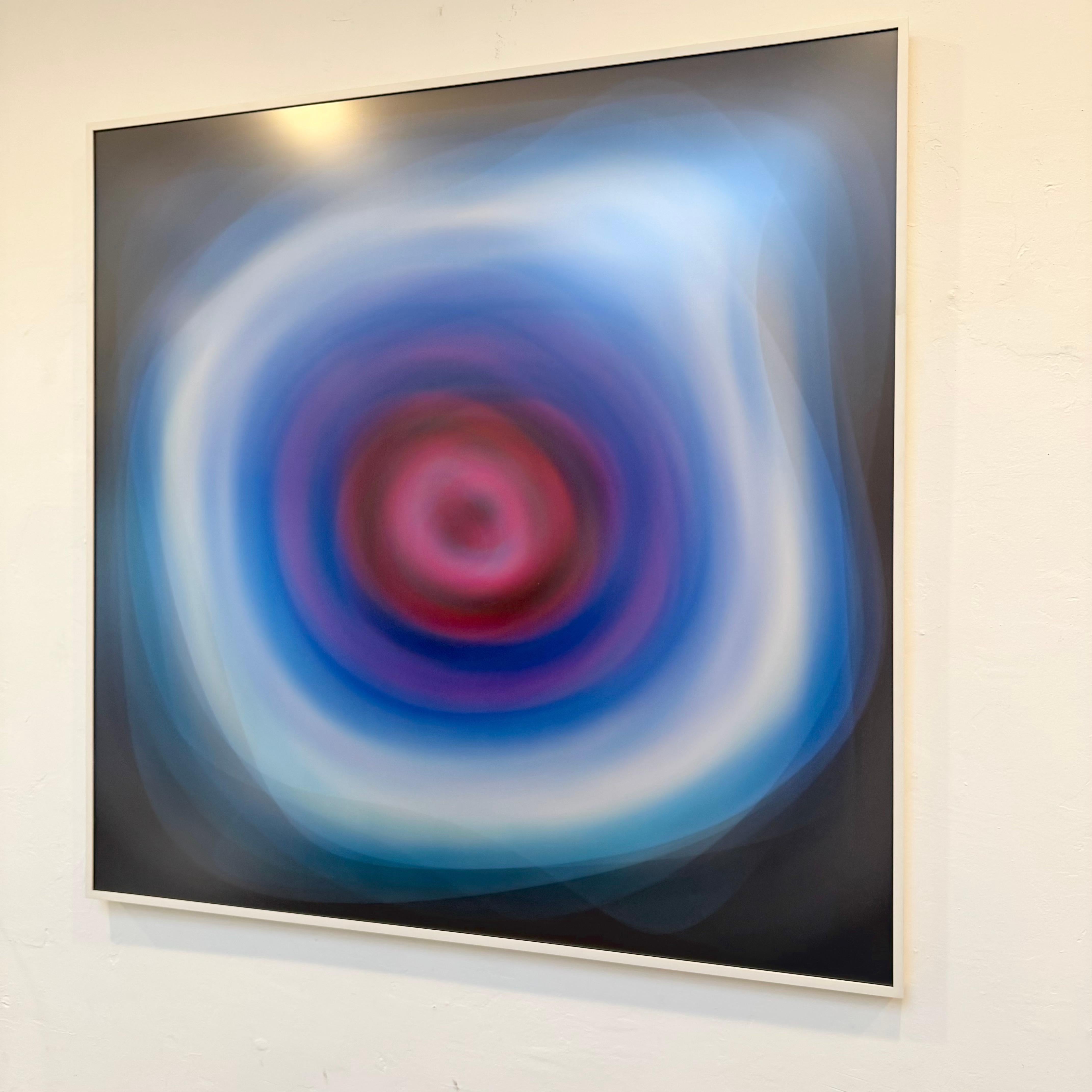 Lentikularkunstwerk in Blau von Bruce Reinfeld, 2020er Jahre, USA im Angebot 6