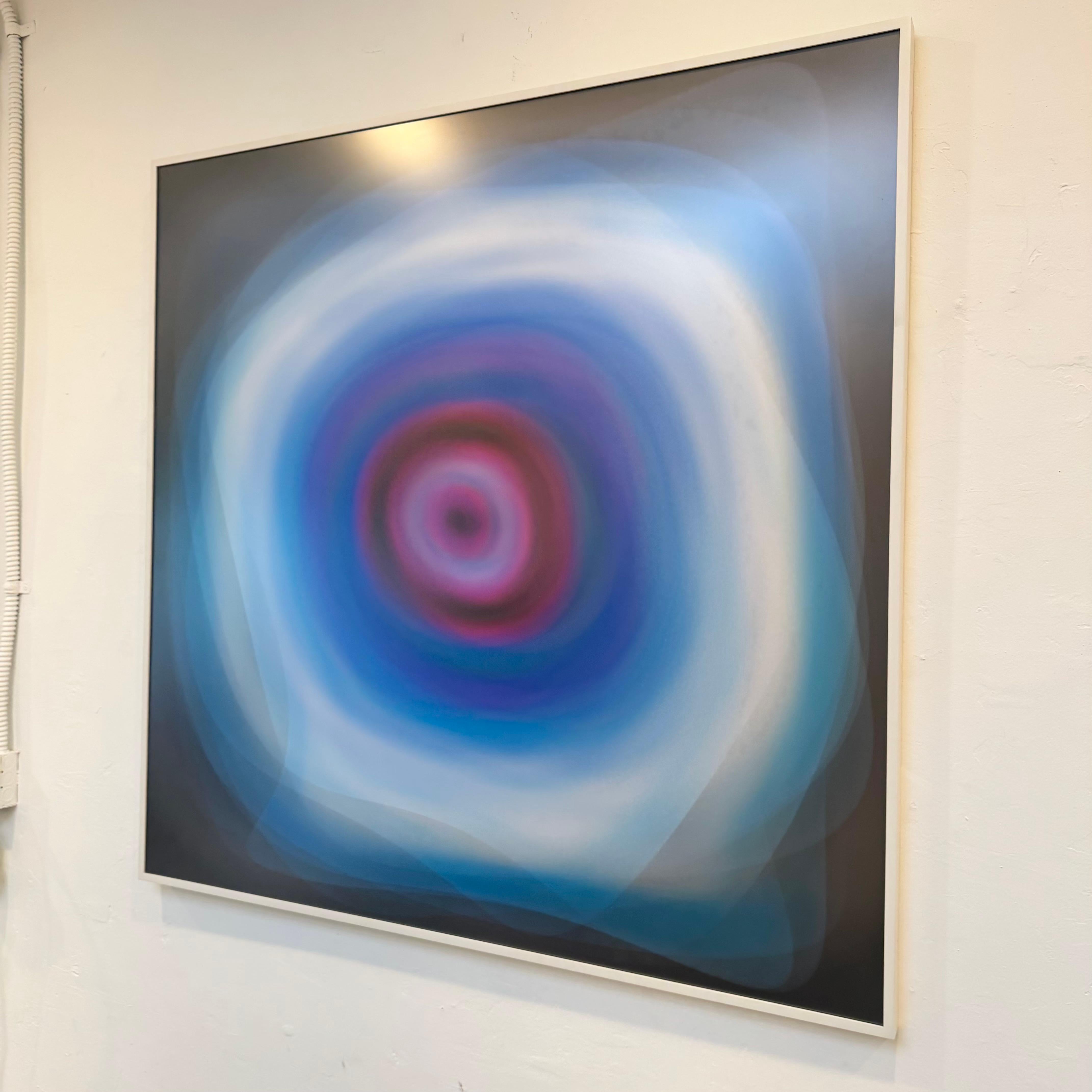 Lentikularkunstwerk in Blau von Bruce Reinfeld, 2020er Jahre, USA im Angebot 7