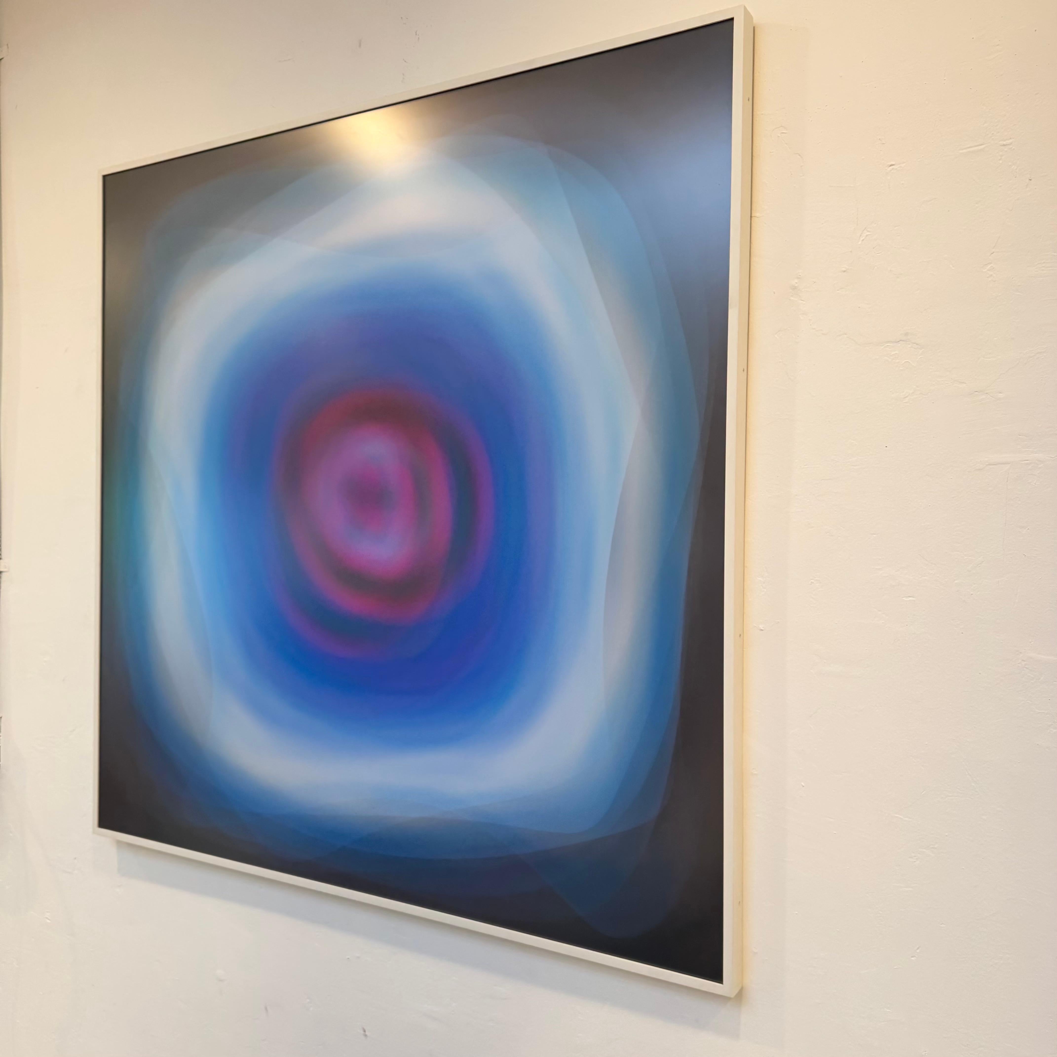 Lentikularkunstwerk in Blau von Bruce Reinfeld, 2020er Jahre, USA im Angebot 8