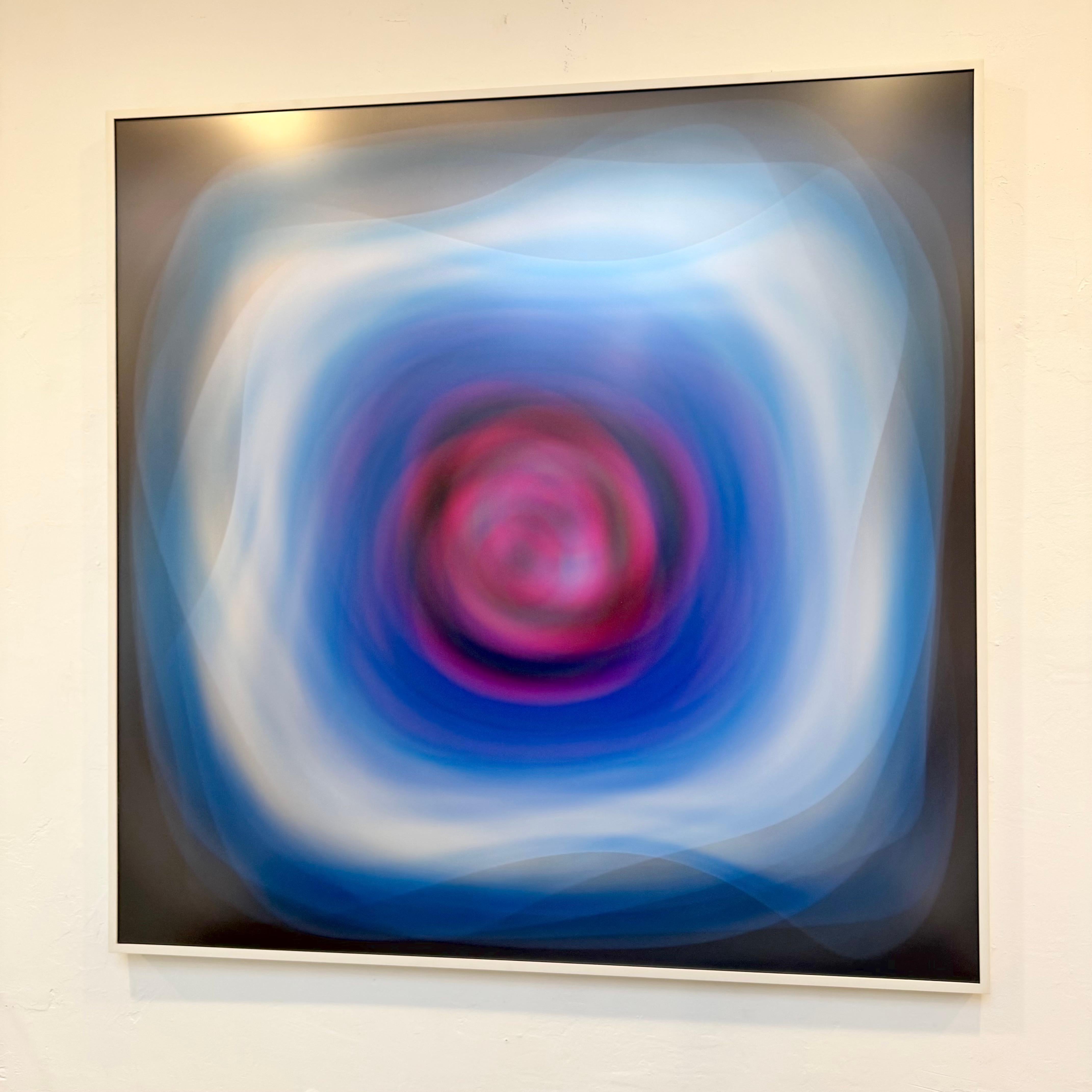 Lentikularkunstwerk in Blau von Bruce Reinfeld, 2020er Jahre, USA im Angebot 2