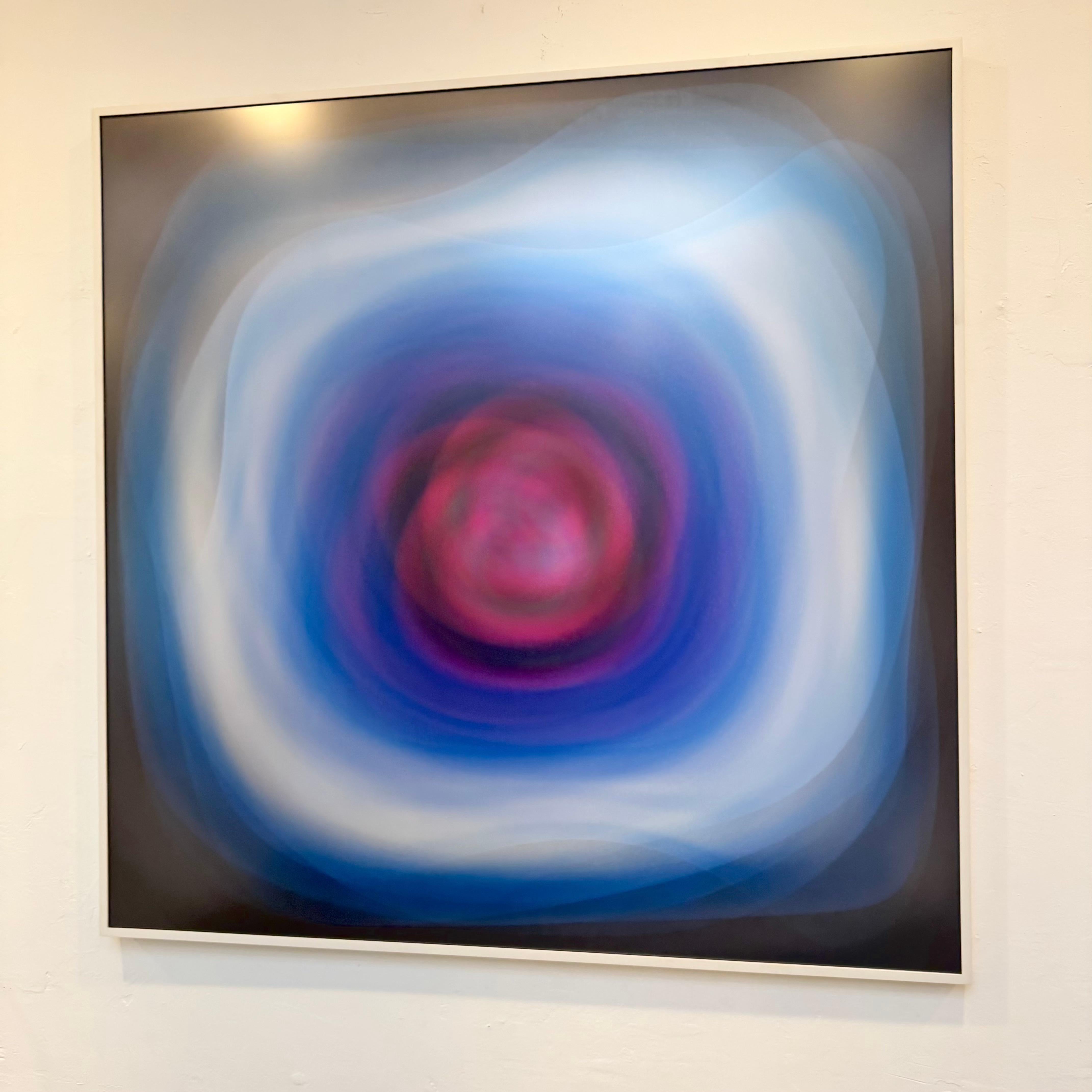Lentikularkunstwerk in Blau von Bruce Reinfeld, 2020er Jahre, USA im Angebot 3