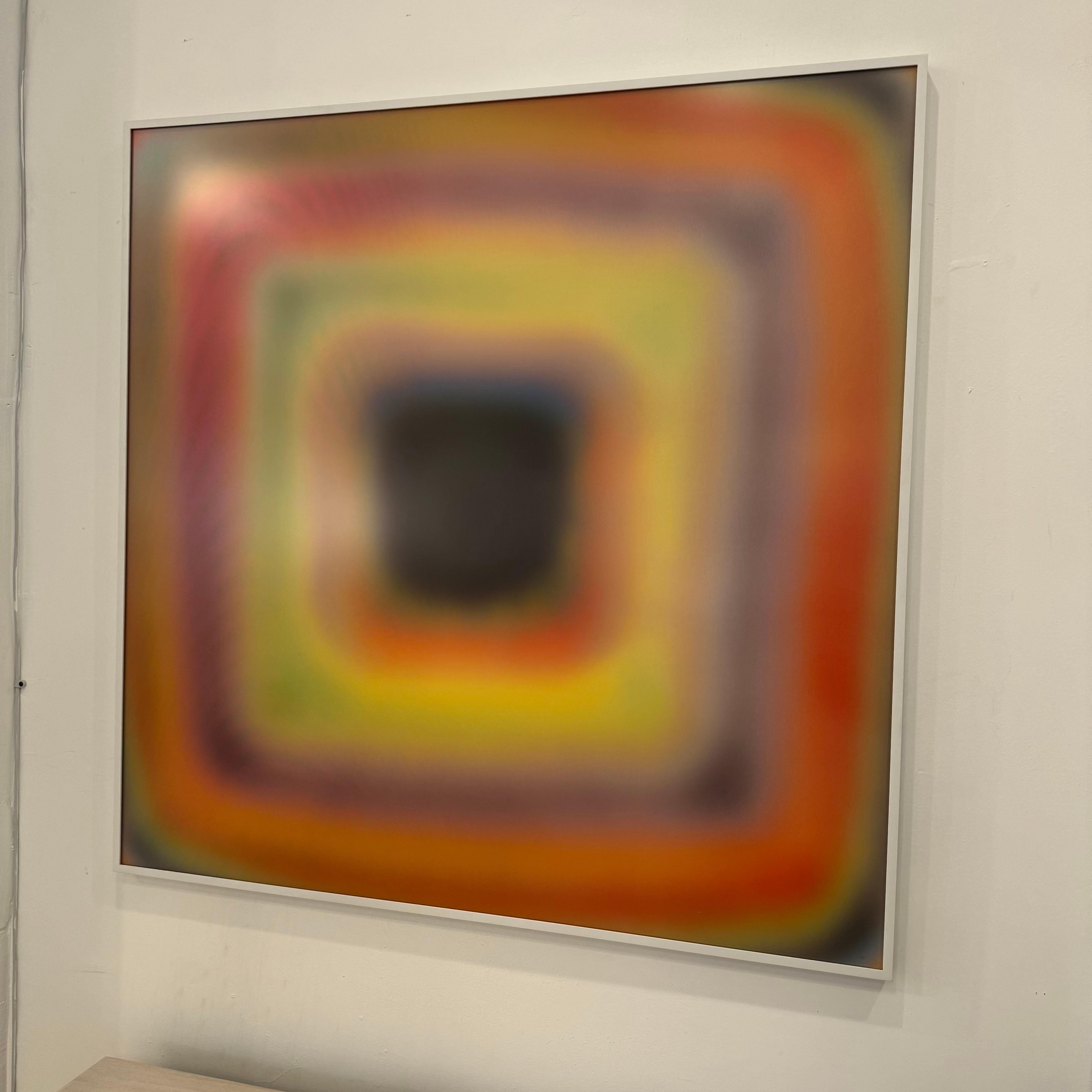 Lentikularkunstwerk in Orange von Bruce Reinfeld, 2020er Jahre, USA im Angebot 2