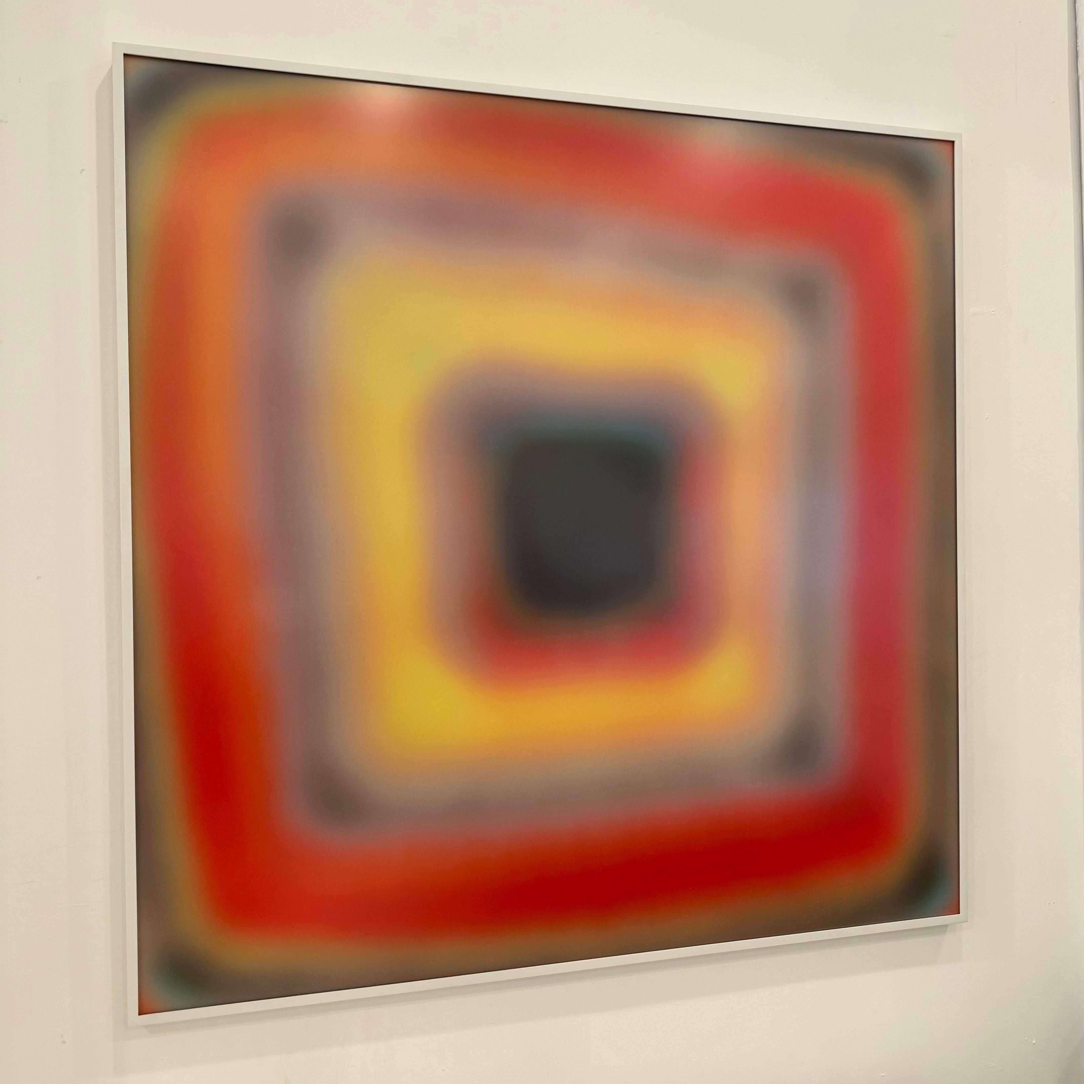 Lentikularkunstwerk in Orange von Bruce Reinfeld, 2020er Jahre, USA im Angebot 3