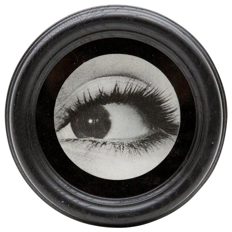 Lenticular Eye in Round Frame at 1stDibs