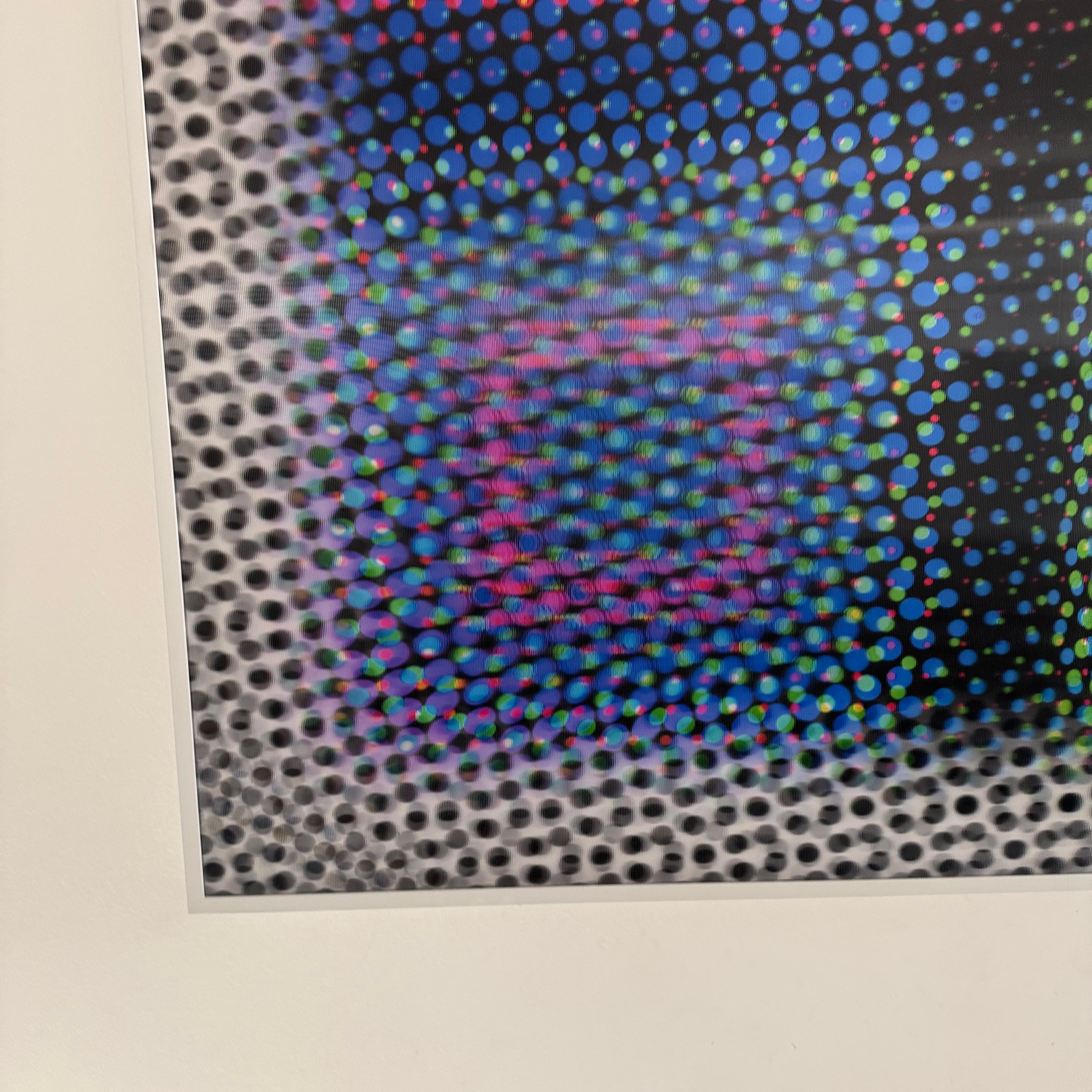 Lentikular-Kunstwerk „Four Square“ von Bruce Reinfeld, 2020er Jahre, USA im Zustand „Gut“ im Angebot in Los Angeles, CA