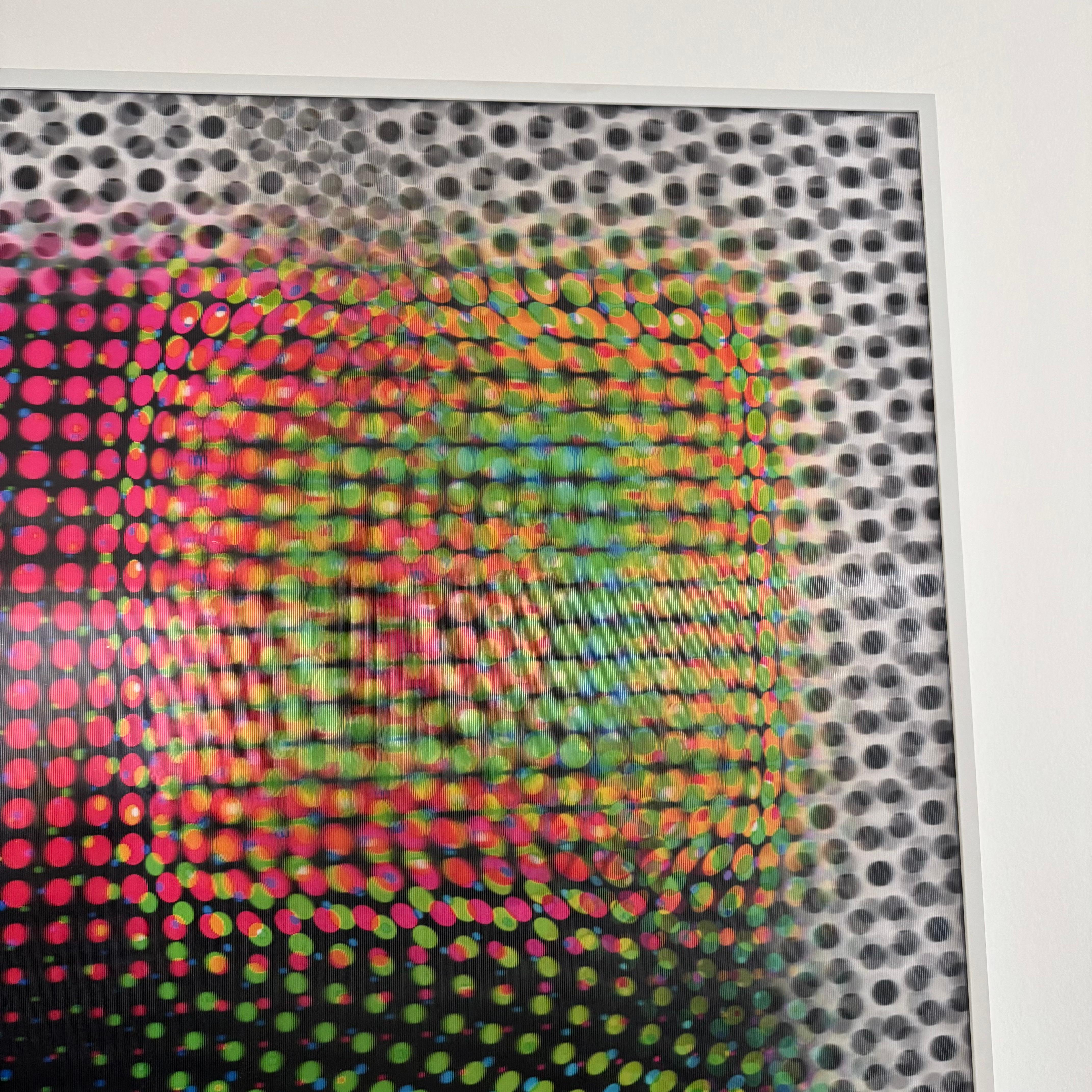 Lentikular-Kunstwerk „Four Square“ von Bruce Reinfeld, 2020er Jahre, USA im Angebot 2