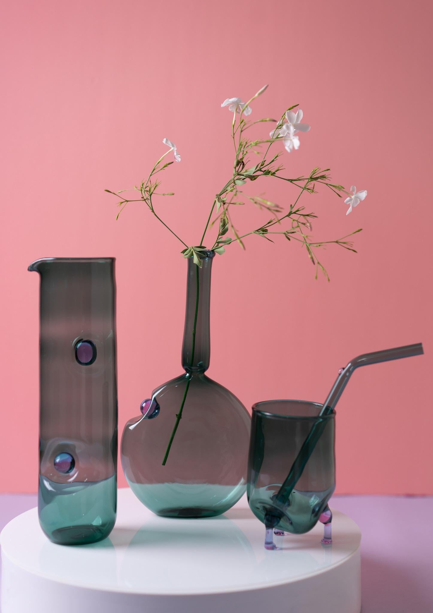 Hand-Crafted Lenticular Vase 