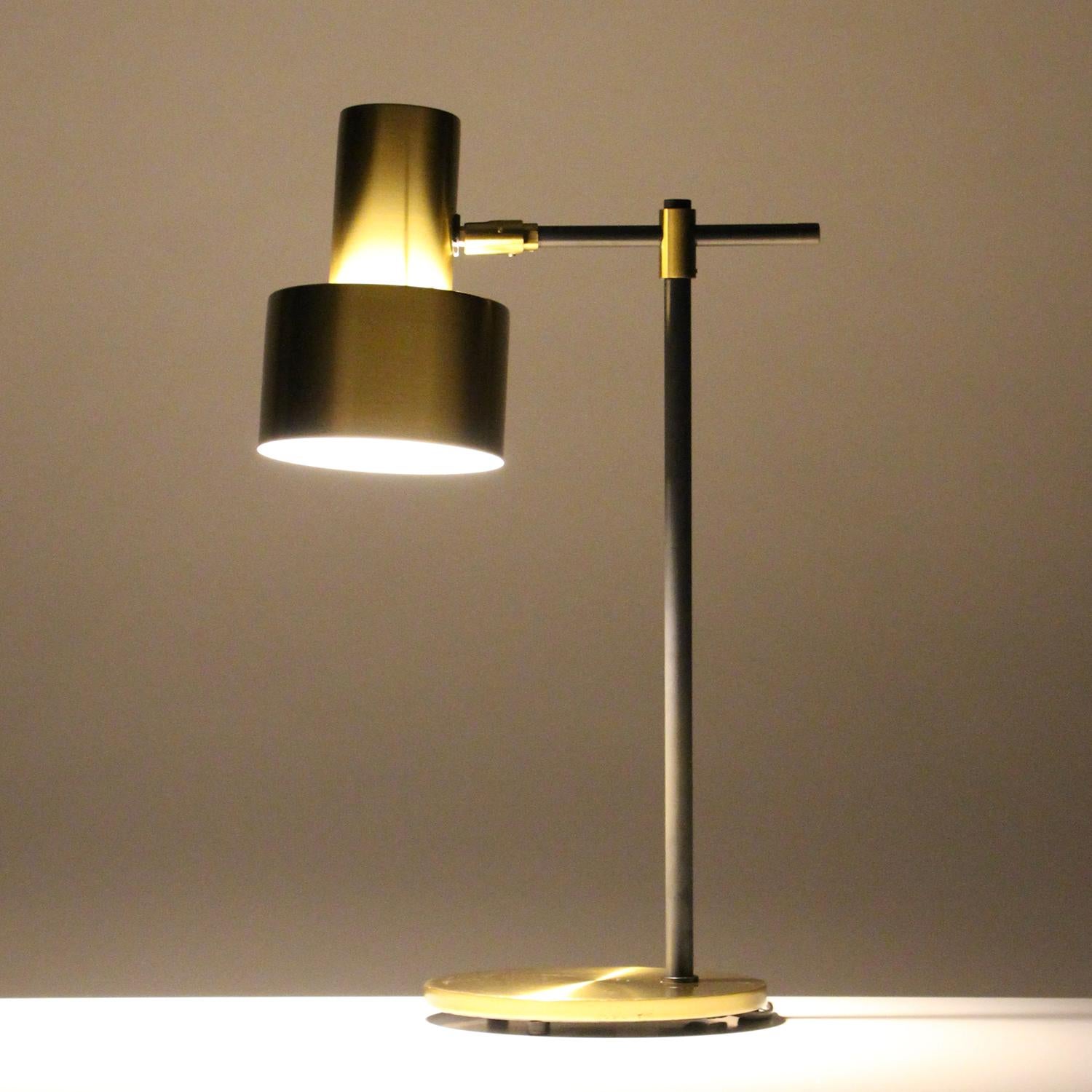 Lento Brass Table Lamp by Jo Hammerborg for Fog & Mørup in 1967 1