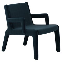 Lento Lounge Chair Dark Blue by Frank Chou