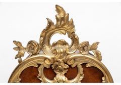 Lenzkirch Germany Wood And Dore Mantel Clock Circa 1890-1895