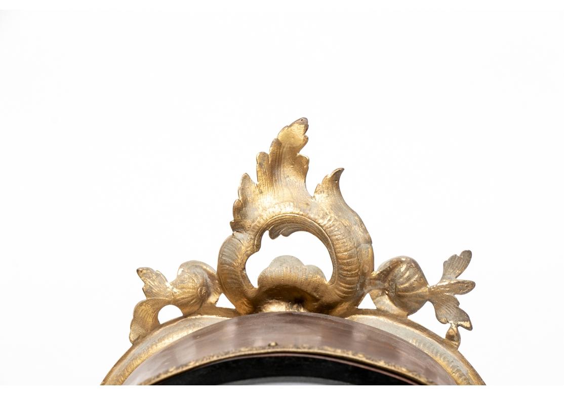 Lenzkirch Germany Wood And Dore Mantel Clock Circa 1890-1895 For Sale 2