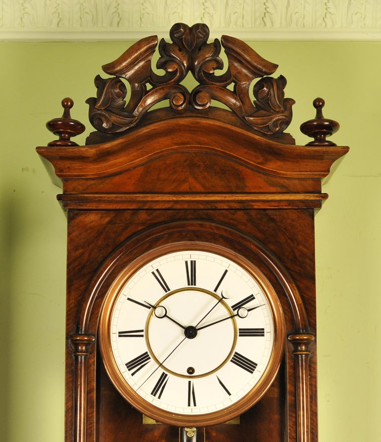 Lenzkirch Vienna Regulator Wall Clock For Sale at 1stDibs