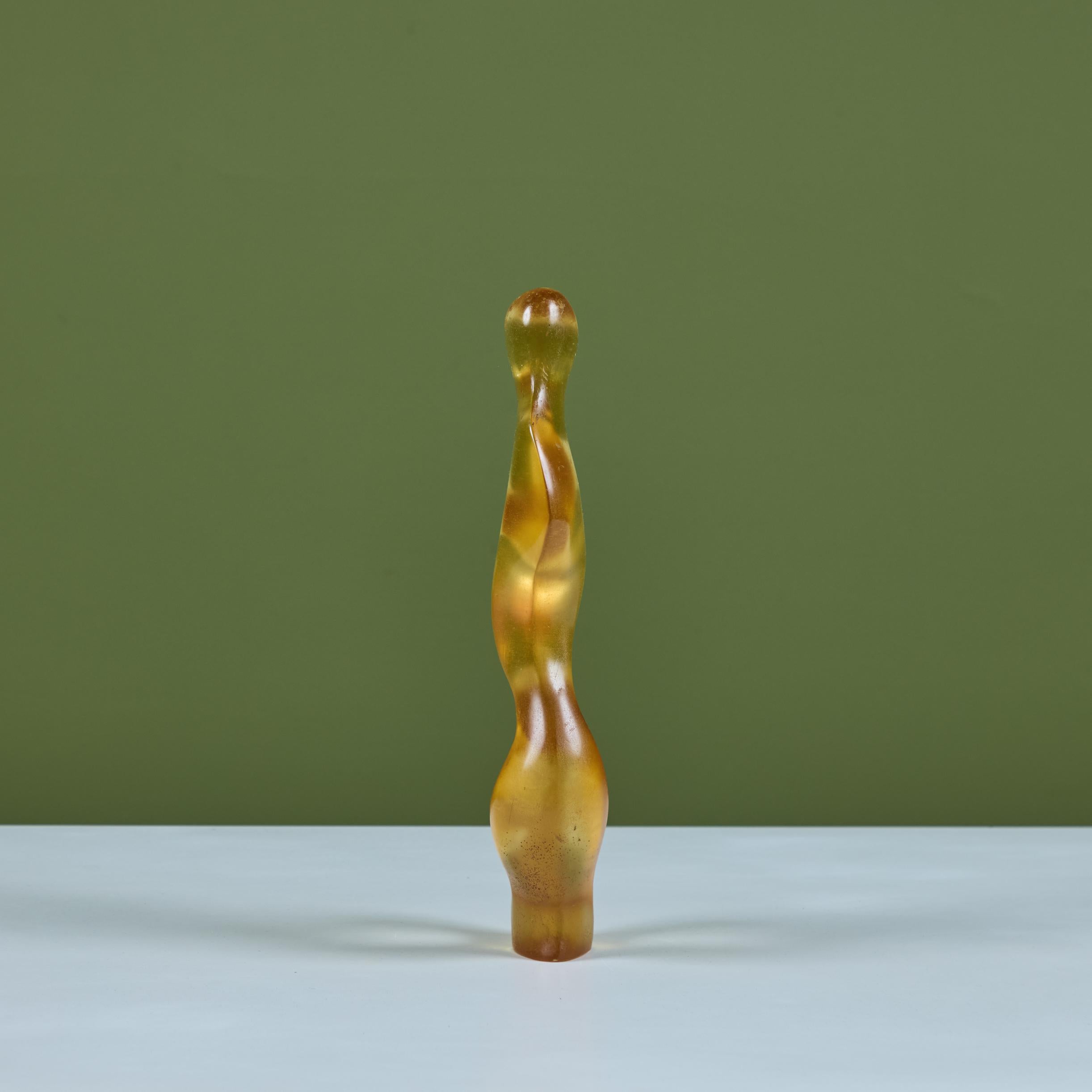 20th Century Leo Amino Style Resin Sculpture For Sale