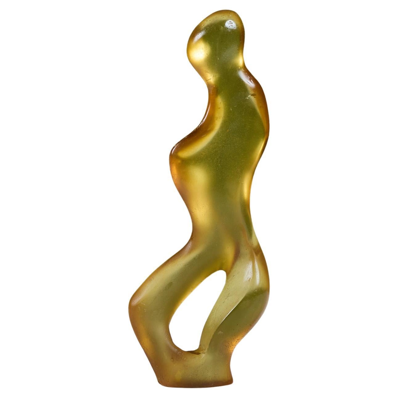 Leo Amino Style Resin Sculpture For Sale