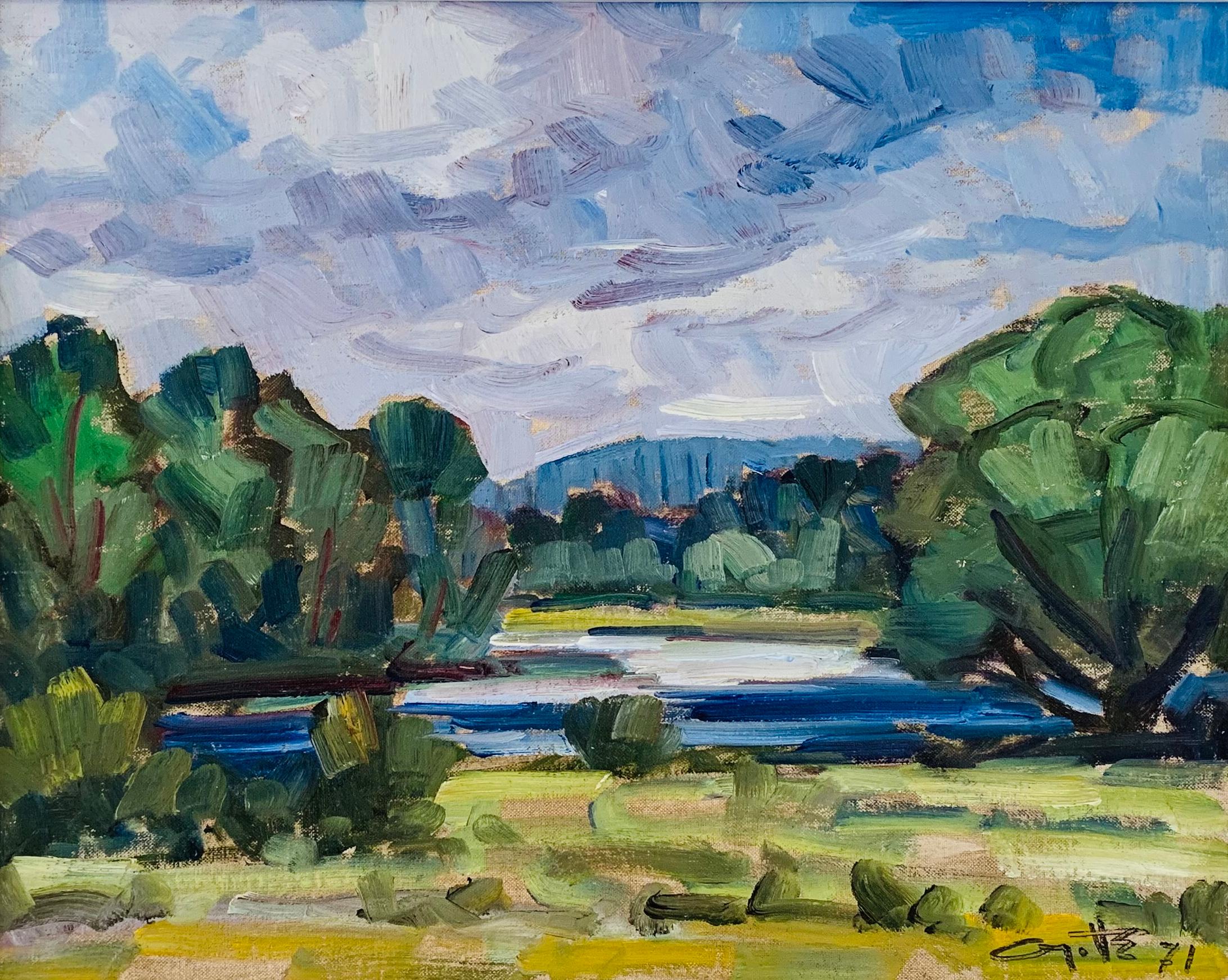 Leo Ayotte Landscape Painting - Mont-Comi