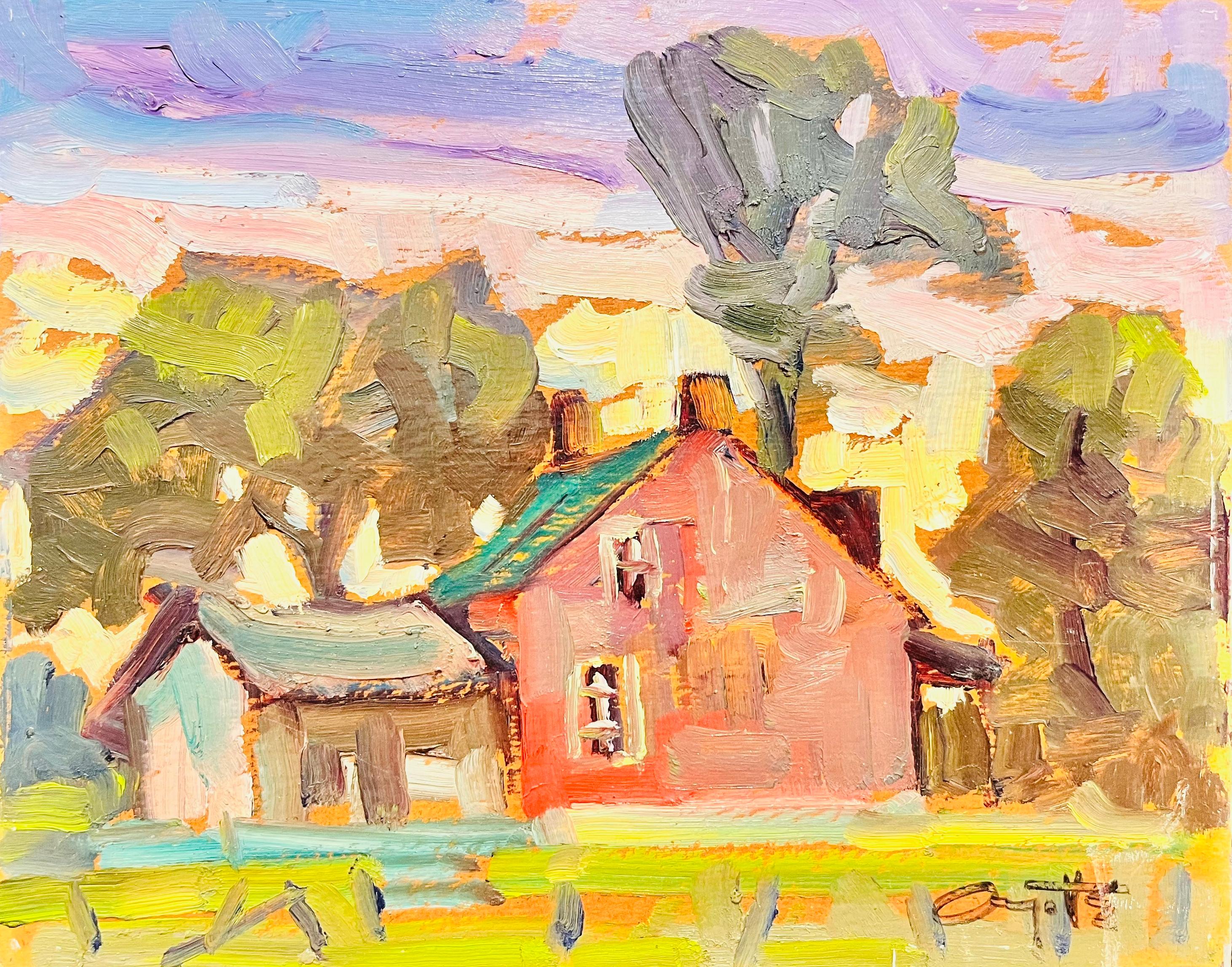 Leo Ayotte Landscape Painting - Quebec landscape