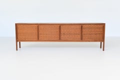 Leo Bub symmetric sideboard in rosewood Bub Wertmobel Germany 1960